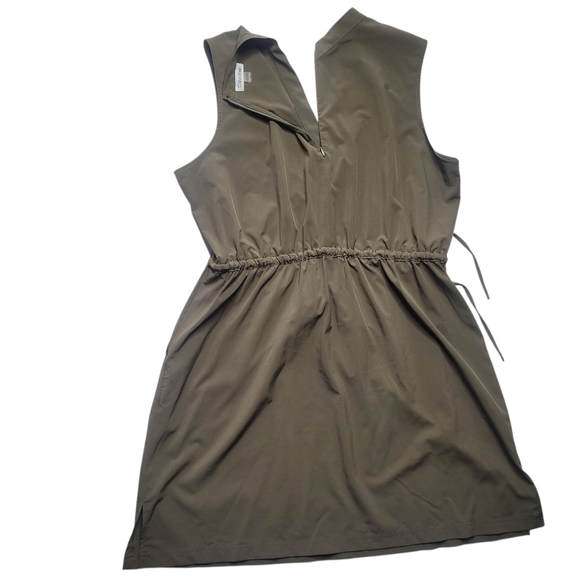 Calvin Klein Sleeveless Drawstring Waist Sheath Dress Size 16 - Picture 2 of 9